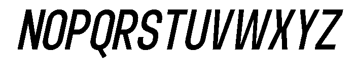 Norveza Bold Italic Font UPPERCASE