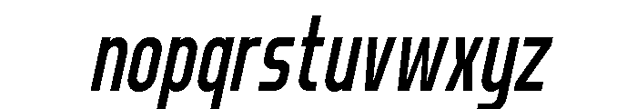 Norveza Bold Italic Font LOWERCASE