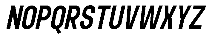 Norveza ExtraBold Italic Font UPPERCASE