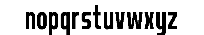 Norveza ExtraBold Font LOWERCASE