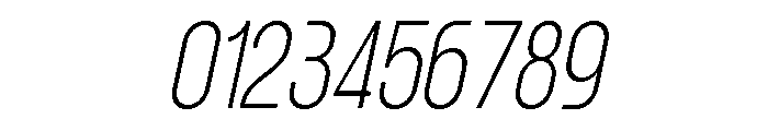 Norveza Light Italic Font OTHER CHARS