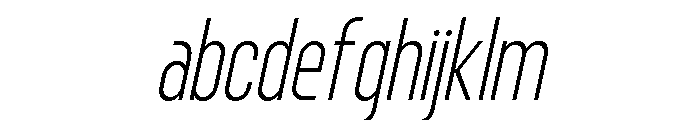 Norveza Light Italic FONT