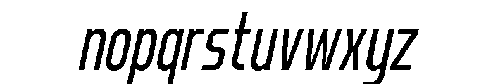 Norveza Regular Italic Font LOWERCASE
