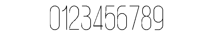 Norveza Thin Font OTHER CHARS
