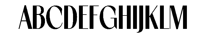 Noserta-Regular Font UPPERCASE