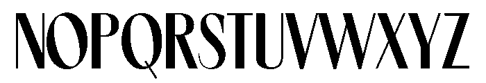 Noserta-Regular Font UPPERCASE