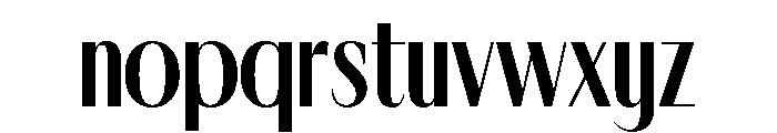 Noserta-Regular Font LOWERCASE