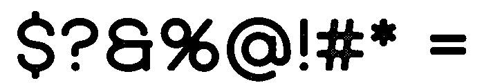 Nost Sans Dots Font OTHER CHARS