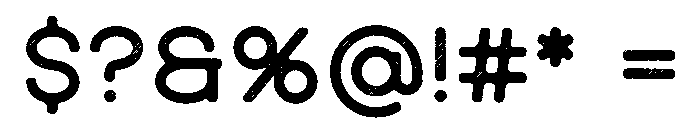 Nost Sans Lines Font OTHER CHARS