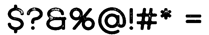 Nost Sans Rough Font OTHER CHARS