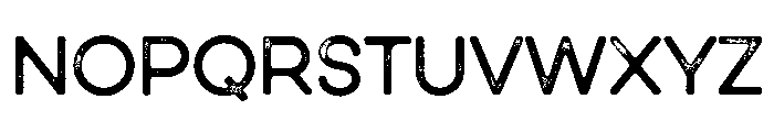Nost Sans Rough Font LOWERCASE