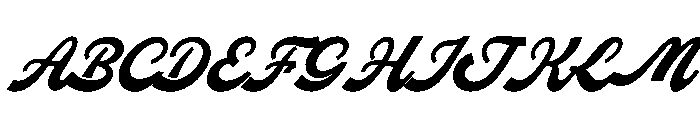 Nostalgia Riviera Italic Font UPPERCASE