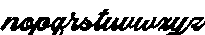 Nostalgia Riviera Italic Font LOWERCASE