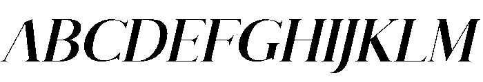 Nostalgia Typeface Italic Font UPPERCASE