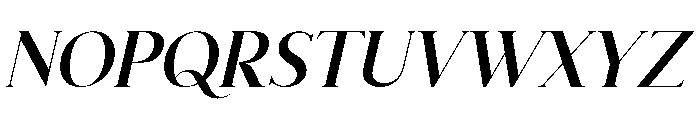 Nostalgia Typeface Italic Font UPPERCASE