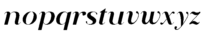 Nostalgia Typeface Italic Font LOWERCASE