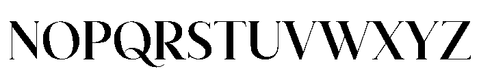 Nostalgia Typeface Font UPPERCASE