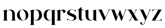 Nostalgia Typeface Font LOWERCASE