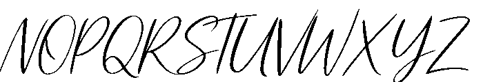 Nostalgia memory script Font UPPERCASE