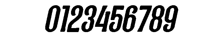Nostalgic Condensed Italic Font OTHER CHARS