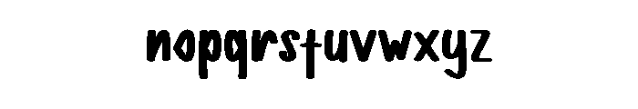 Notability Font LOWERCASE