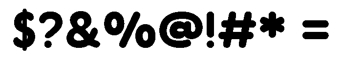 Notagle Regular Font OTHER CHARS