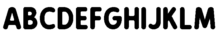 Notagle Regular Font UPPERCASE