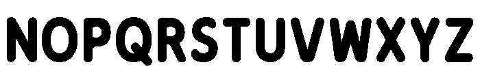 Notagle Regular Font UPPERCASE