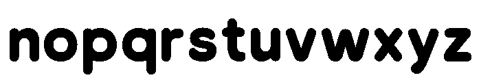 Notagle Regular Font LOWERCASE