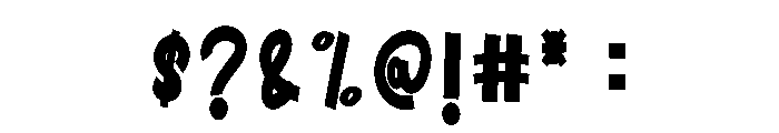 Note Bold Font OTHER CHARS
