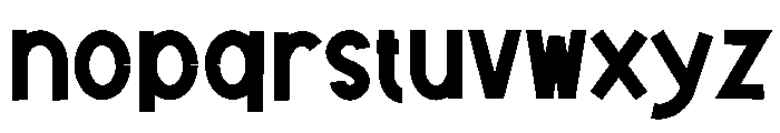 Note Teacher Font LOWERCASE