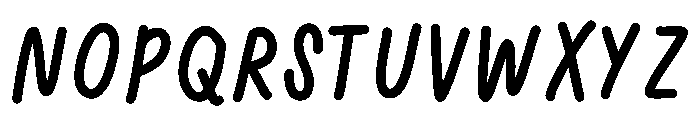 Note taking Font LOWERCASE