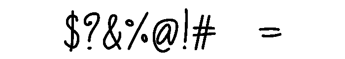 NoteFlow Font OTHER CHARS