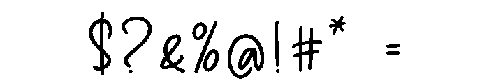 NoteWorthy Font OTHER CHARS
