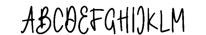 NoteWorthy Font UPPERCASE