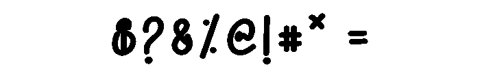 Notebook Memories Font OTHER CHARS