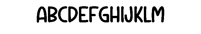 Notebook Memories Font UPPERCASE