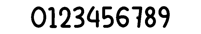 Notebook School Font OTHER CHARS