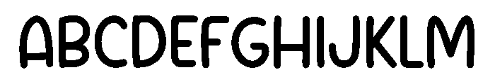 Notebook School Font UPPERCASE