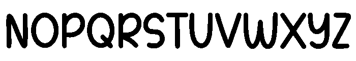 Notebook School Font UPPERCASE