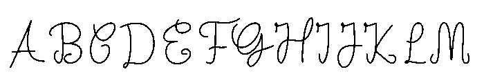 Notebook Student Font UPPERCASE