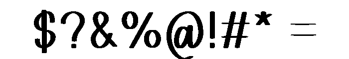 Notebook Valentine Font OTHER CHARS