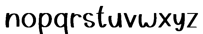 Notebook Valentine Font LOWERCASE