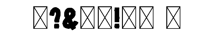 NotebookDoodle-1 Font OTHER CHARS