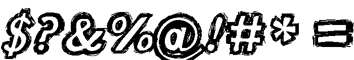 Notebookface Medium Font OTHER CHARS