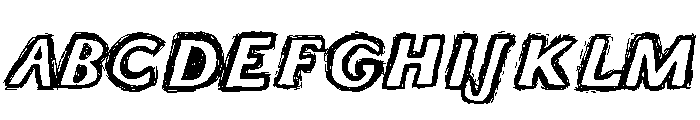 Notebookface Medium Font UPPERCASE