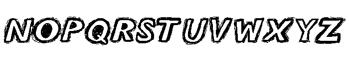 Notebookface Medium Font UPPERCASE