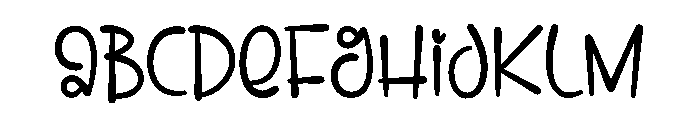 Noted Complain Font UPPERCASE