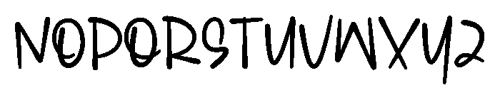 Noted Complain Font LOWERCASE