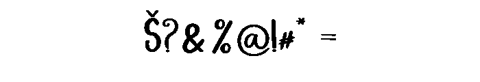 Noted Simple Font OTHER CHARS